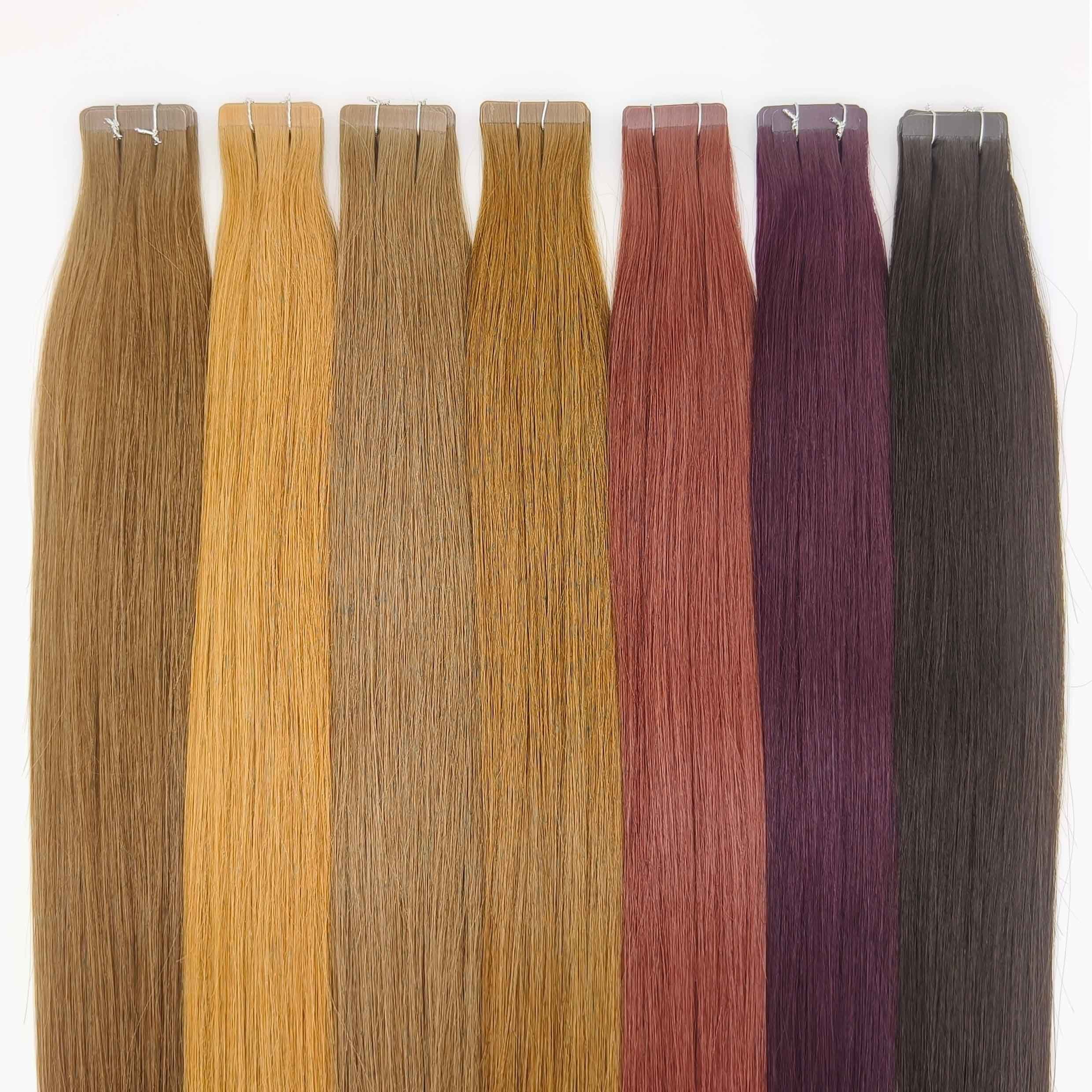 Fasimei 2024 Wholesale Russian Invisible Remy Double Drawn Ombre blonde Brazilian Tape In Human Hair extensions