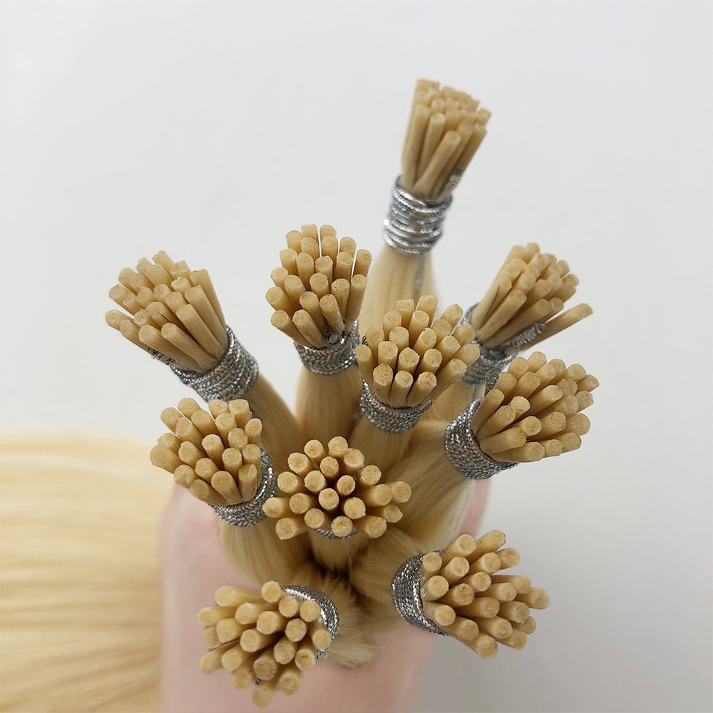 Wholesale Remy Human I Tip Hair Extensions, Double Drawn 100% Russian Itip Human Hair Extensions