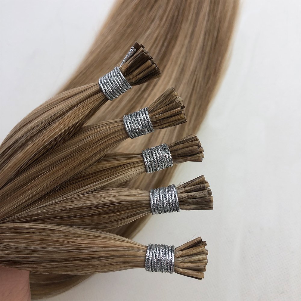Wholesale Remy Human I Tip Hair Extensions, Double Drawn 100% Russian Itip Human Hair Extensions