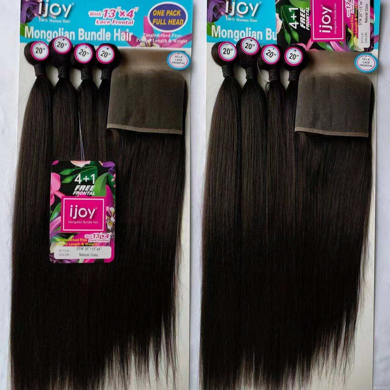 KEMY HAIR Blend Hair Bundles with 6*4 &13*4 Lace Closure Body Wave Natural Color Wholesale Hair Bundles Set for Black Women