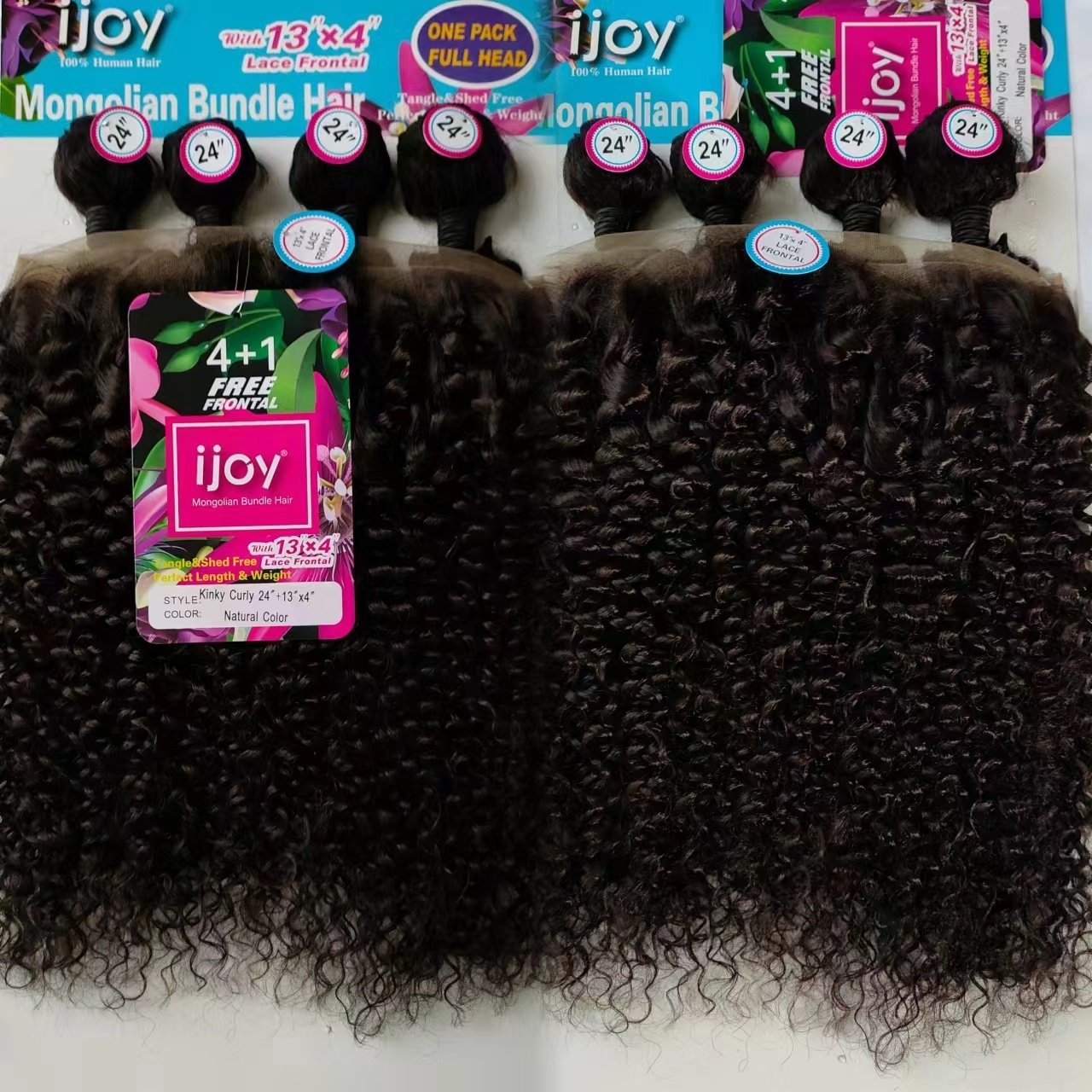KEMY HAIR Blend Hair Bundles with 6*4 &13*4 Lace Closure Body Wave Natural Color Wholesale Hair Bundles Set for Black Women