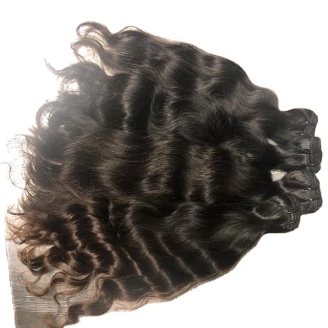 Wholesale 100% Human Hair Extensions Raw Virgin Remy Kinky Curly Tape Ins 12A Grade 100% Invisible Tape in Waves