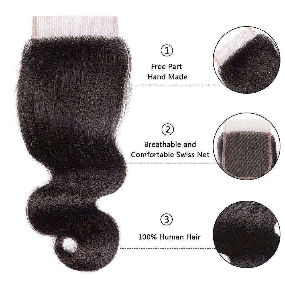 Virgin Hair Extension ponytail human hair body wave Length can be customized Factory price water wave