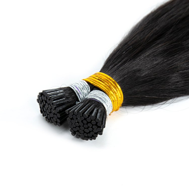 Factory I Tip Human Hair Extensions Raw Virgin Natural Hair Extensions For Women Pre Bonded Italian Keratin Tip Hair Price Human