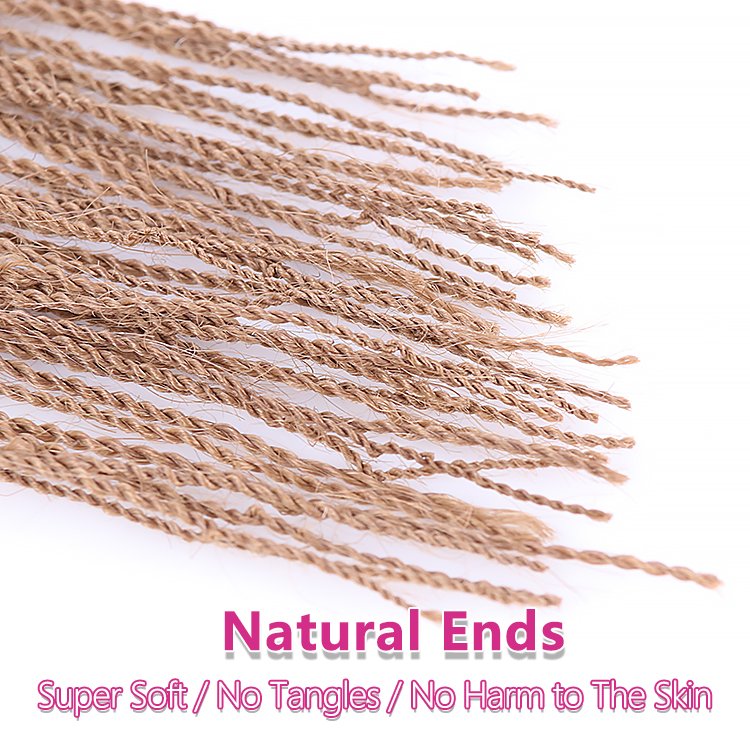 Julianna Wholesale Hair 14 18 22 Inch Senegalese Twist Synthetic Hair Crochet Braid Twist Thin Mini Mambo Twist Crochet Hair