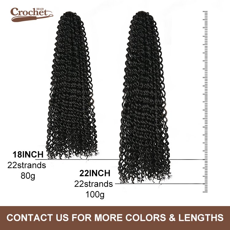 Julianna Passion Twist Braiding Hair Extensions Water Wave Synthetic Crotchet Braids Crochet Braiding Hair