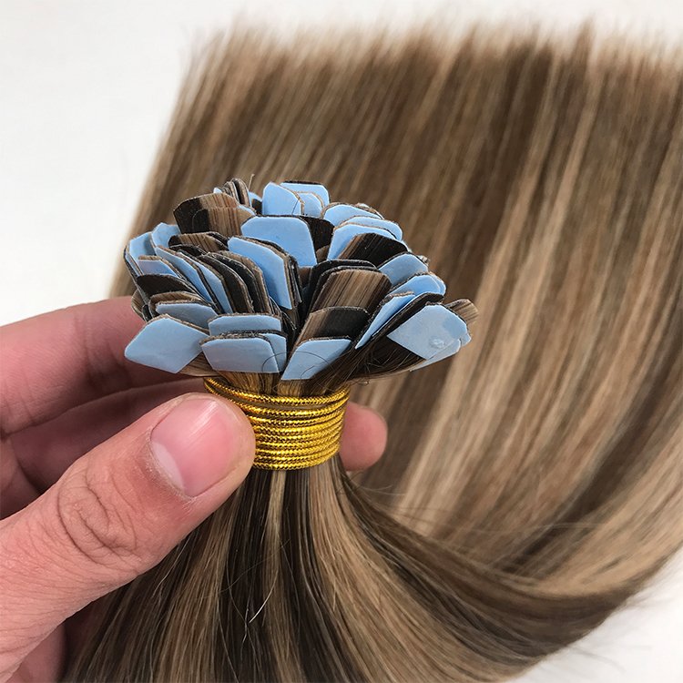 Seamless Micro Mini Tape In Real Human Hair Extensions 100% Double Drawn Mini Tape In Extensions