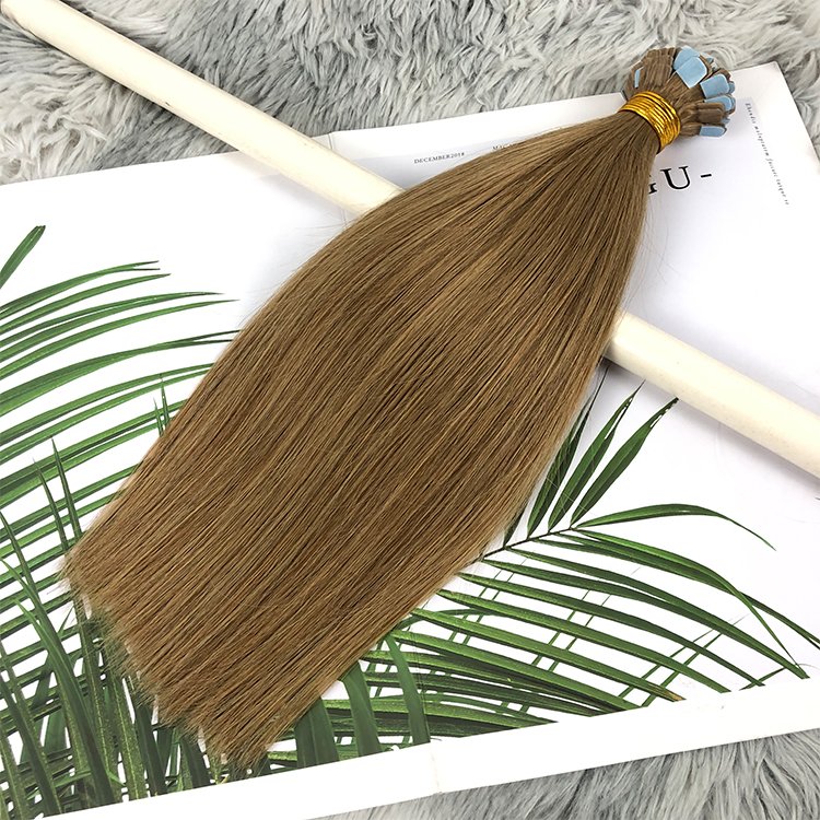 Seamless Micro Mini Tape In Real Human Hair Extensions 100% Double Drawn Mini Tape In Extensions
