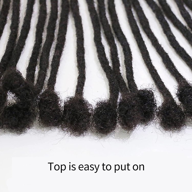 Hot selling 100% handmade afro kinky human hair dreadlock extension loc extension human hair crochet dreadlock braiding hair