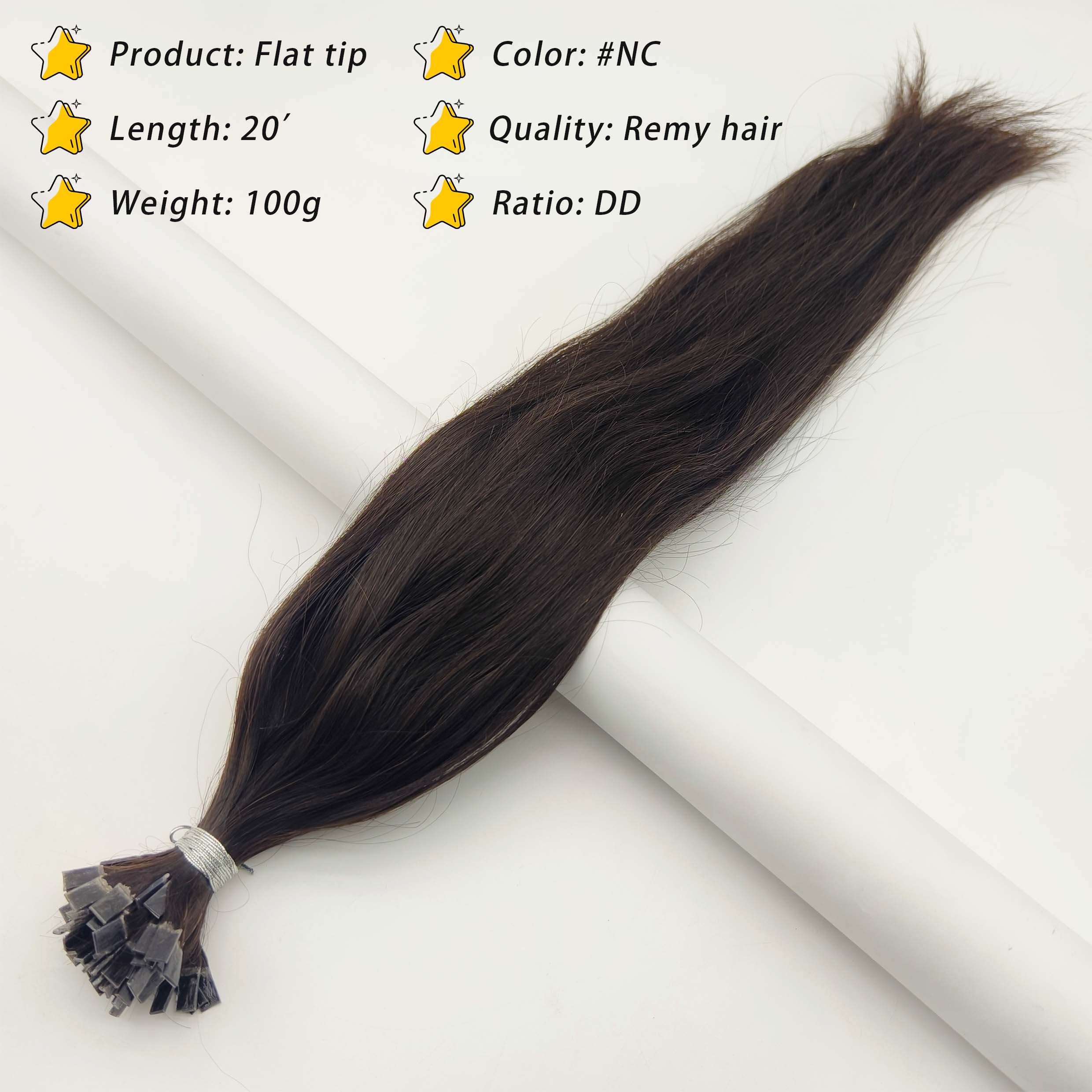 Fasimei Large Stock Cuticle Aligned Hair Products Flat Tip Human Hair Extensions K Tip Russian Hair