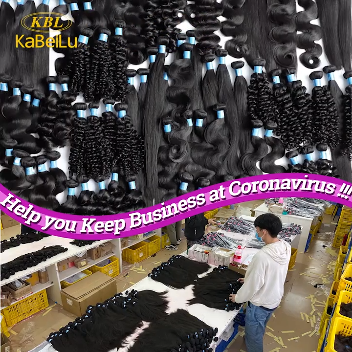 Factory wholesale genius weft human hair extensions , KBL best quality double drawn human hair genius weft