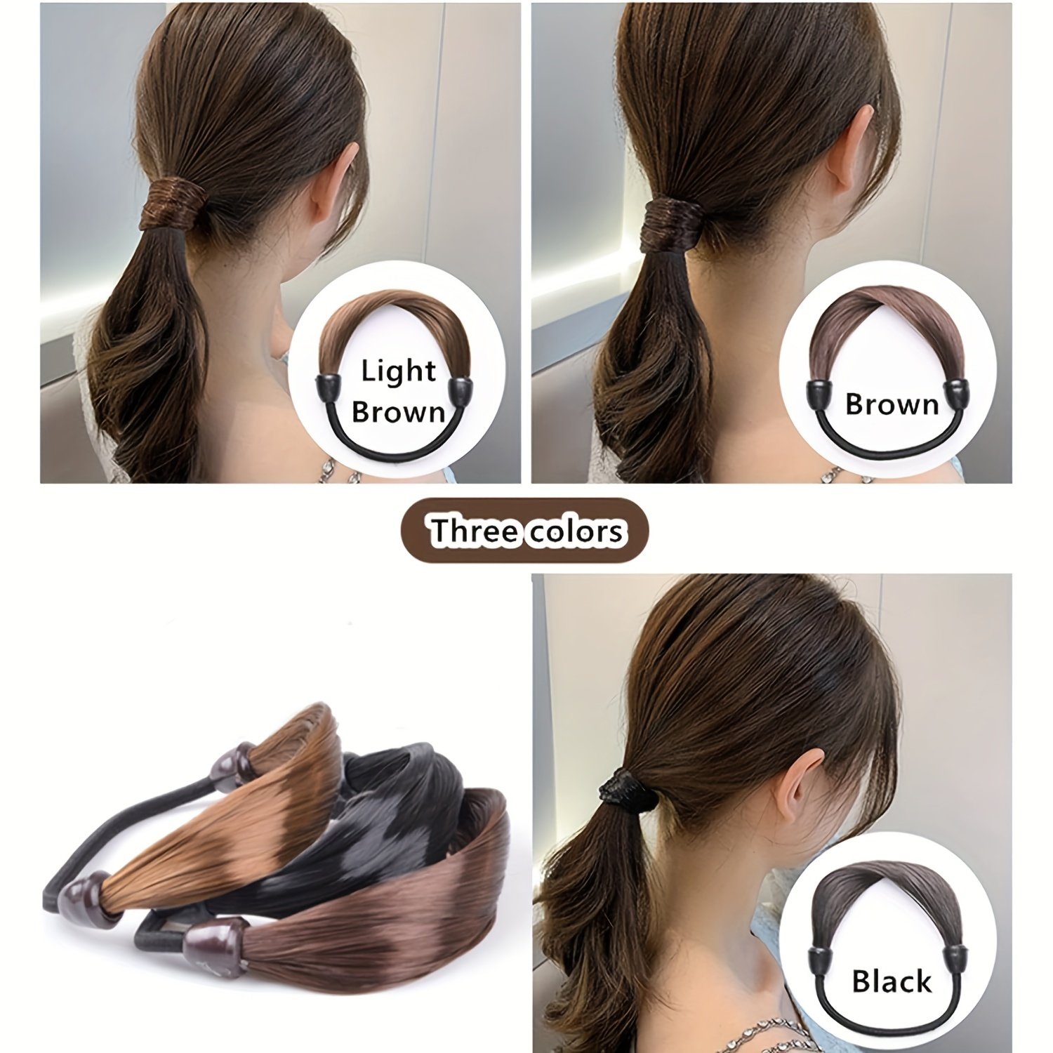 Wholesale braid Wig Fresh Retro braid Bohemian Headband Hand-woven Five-strand Hairband