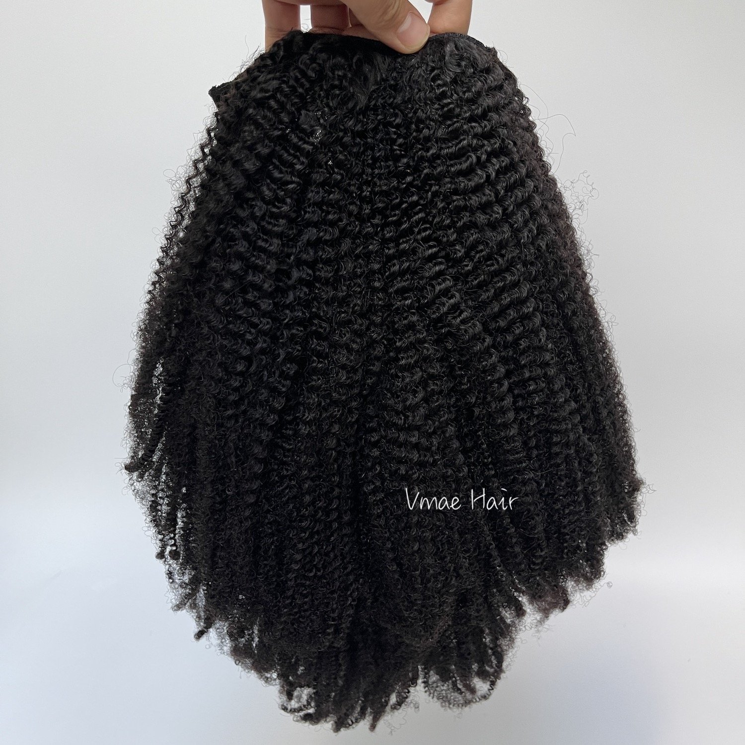 Top Quality Raw Virgin ClipIn Clip in Human Hair Extension Water Body Wave Afro Kinky Curly Exotic Coily 4a 4b 4c for Black Girl