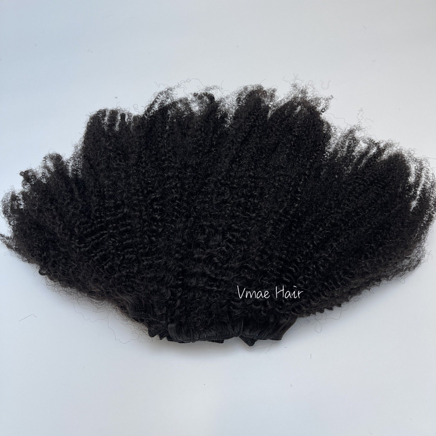 Top Quality Raw Virgin ClipIn Clip in Human Hair Extension Water Body Wave Afro Kinky Curly Exotic Coily 4a 4b 4c for Black Girl