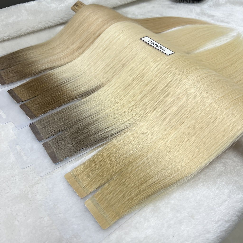 Invisible Seamless Tape Hair Top Quality Russian Cuticle Hair Extensions Injected Tape in Human Hair Extensions