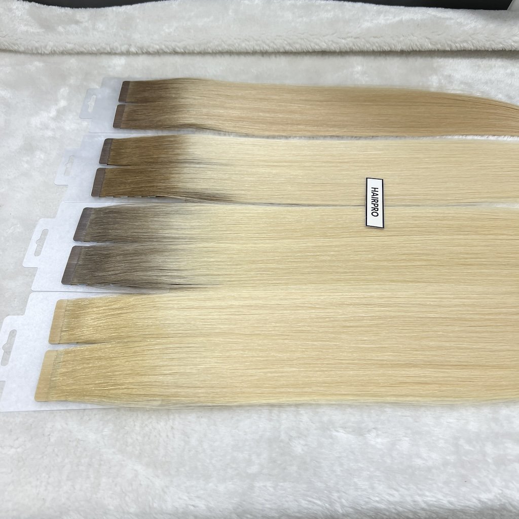 Invisible Seamless Tape Hair Top Quality Russian Cuticle Hair Extensions Injected Tape in Human Hair Extensions