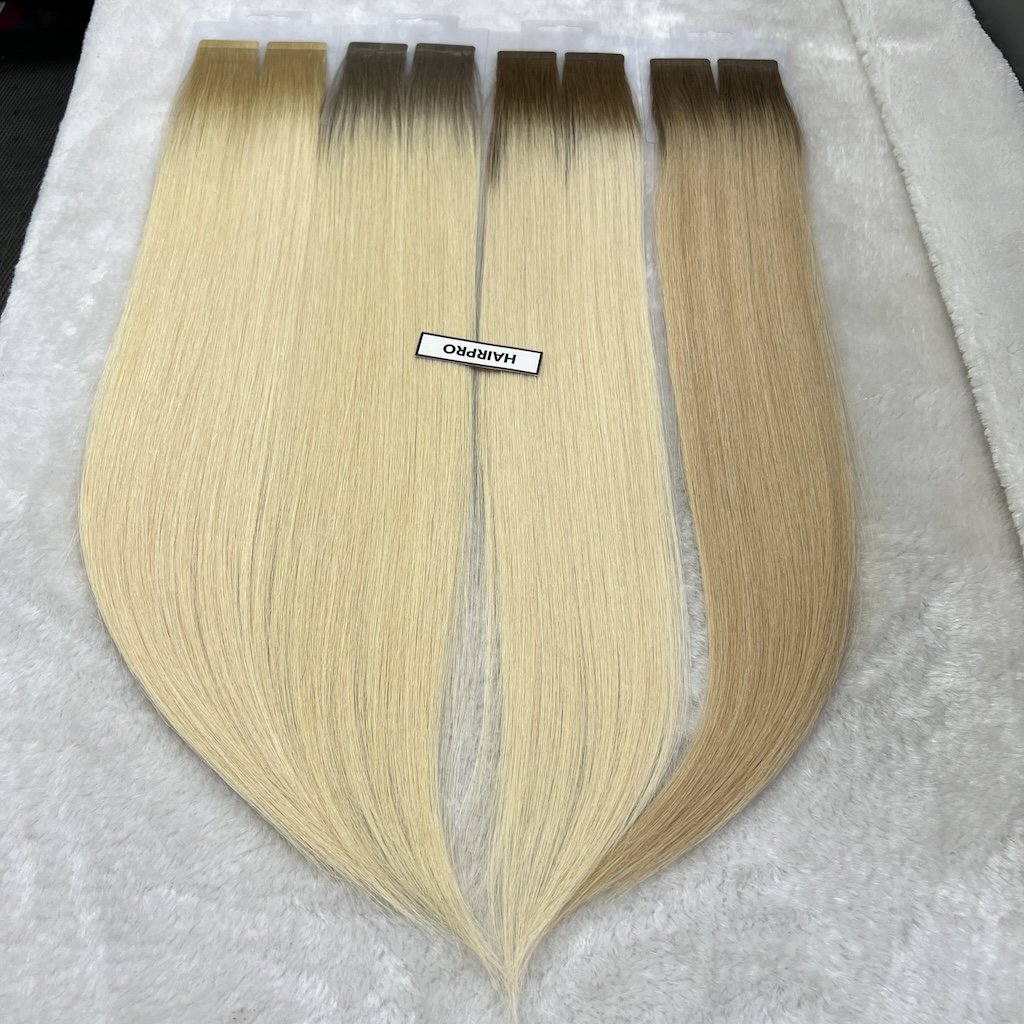 Invisible Seamless Tape Hair Top Quality Russian Cuticle Hair Extensions Injected Tape in Human Hair Extensions