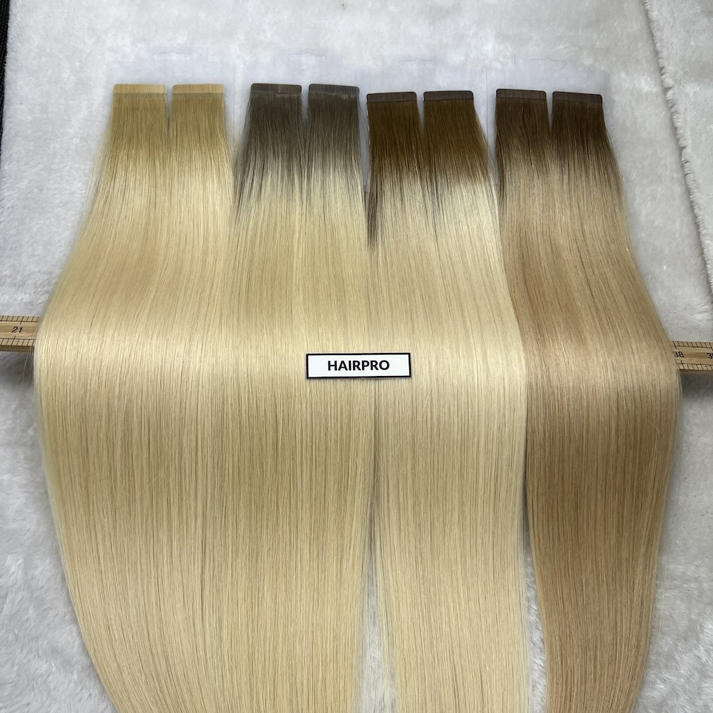 Invisible Seamless Tape Hair Top Quality Russian Cuticle Hair Extensions Injected Tape in Human Hair Extensions