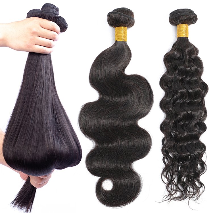 India Original Milky Long Human Hair Weft Bundles 28 Inch Wet And Wavy Raw Cuticle Aligned Virgin Hair Bundle