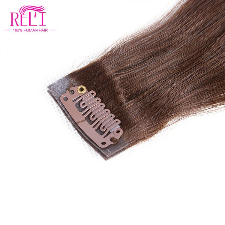 100% Human Hair Extension PU Clip In Remy Seamless Hair Clip Ins Extensions Wholesale Clip In Hair Extension