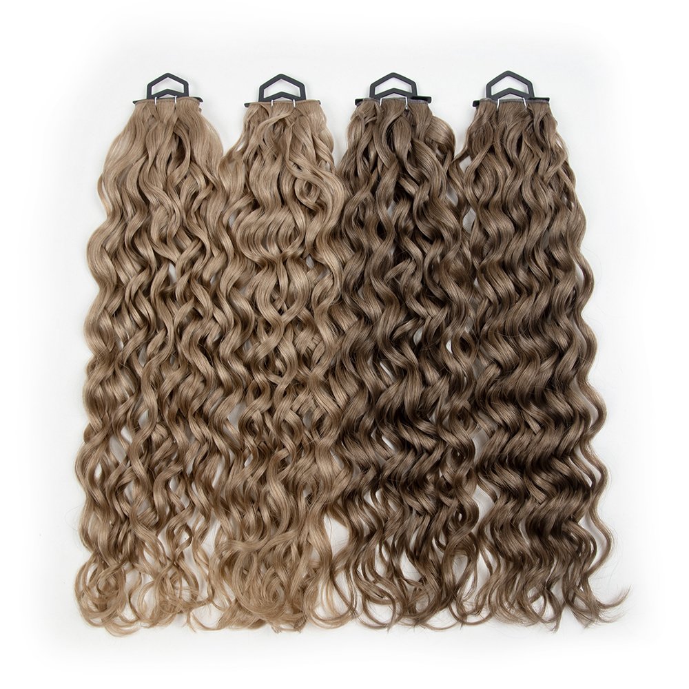 Cuticle Aglined One donorgenius weft hair extensions russian hair extensions genius weft double drawn genius weft