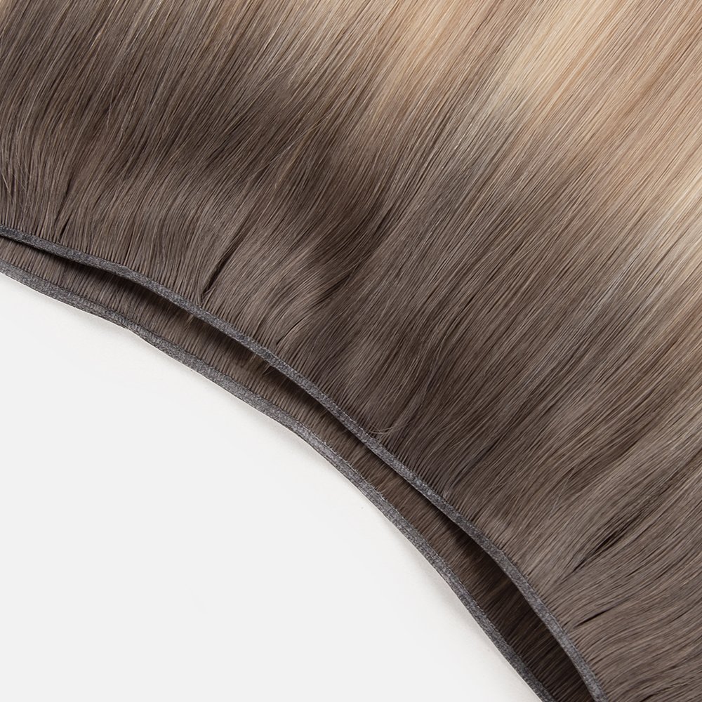 Cuticle Aglined One donorgenius weft hair extensions russian hair extensions genius weft double drawn genius weft