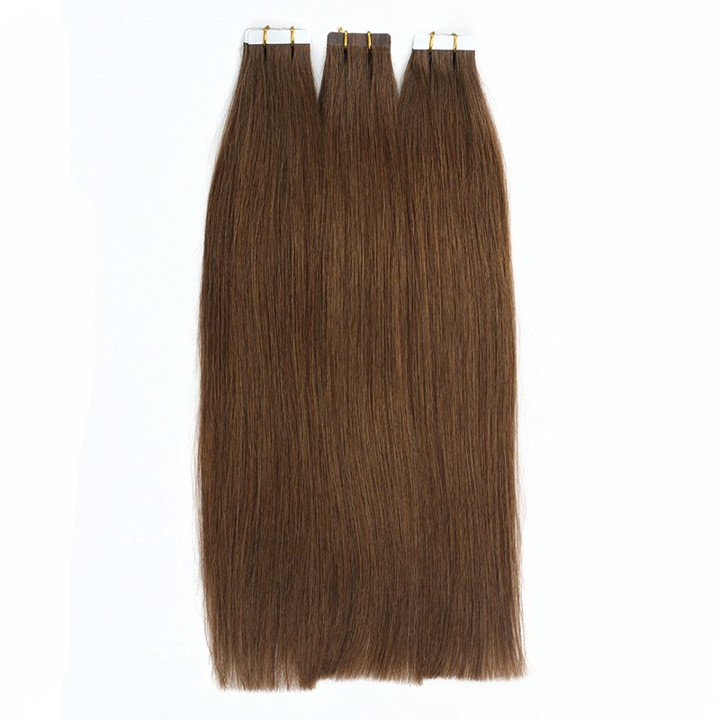 Wholesale 100% Virgin Russian Remy Tape Hair Extensions Double Drawn Tape In human Hair Extensions