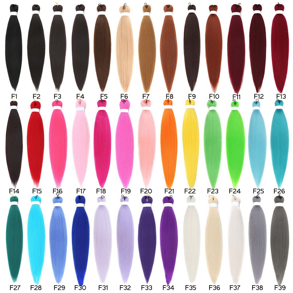26 Inch Braiding Hair Pre Stretched Low-Temperature Flame-Retardant Synthetic Fiber Hot Water Setting Yaki Hair Extension