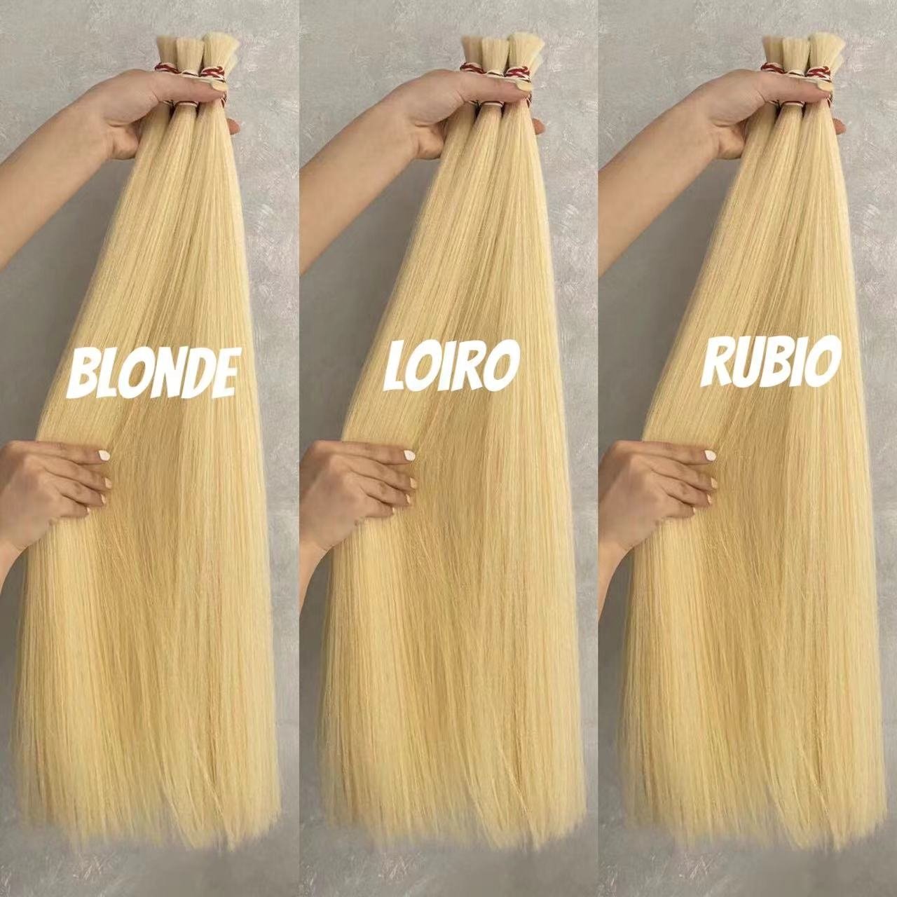 Luxury extensiones de cabello natural 100% human hair cabelo humano virgin megahair wholesale hair bulk extension vendor