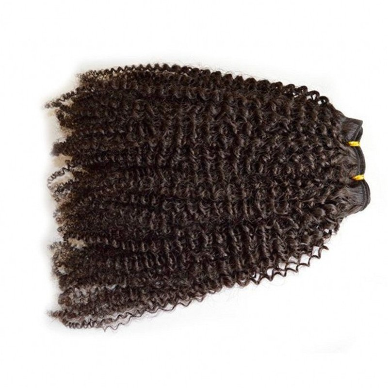 2024 Natural Virgin Clip in Hair Extension Kinky Straight Kinky Curly Clip ins For Black Women Human Hair Extensions