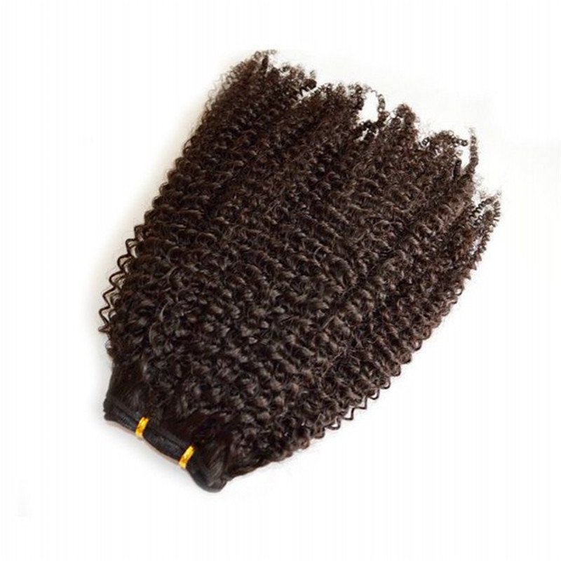 2024 Natural Virgin Clip in Hair Extension Kinky Straight Kinky Curly Clip ins For Black Women Human Hair Extensions