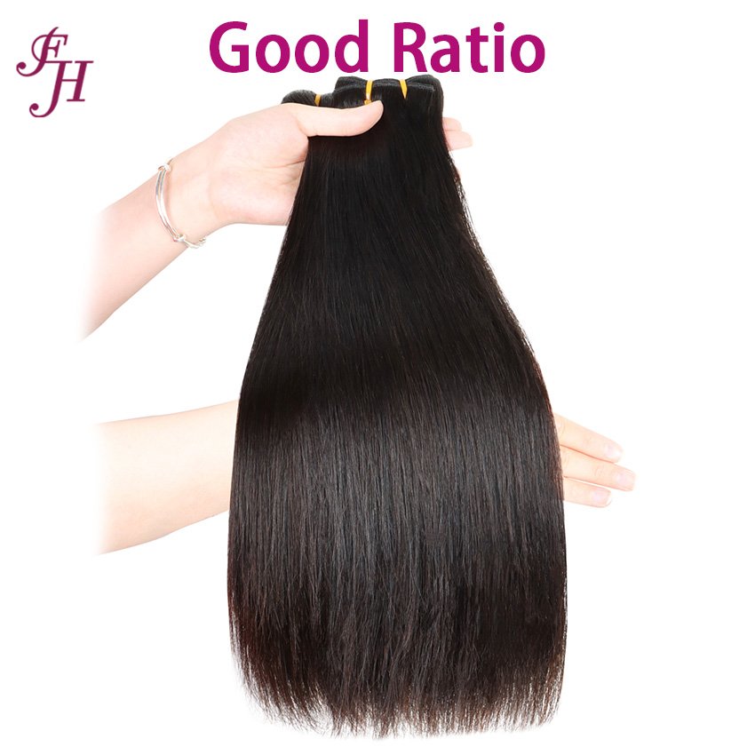 FH high quality bone straight hair weave vendor cuticle aligned vietnamese hair bundle double drawn human hair weft extensions