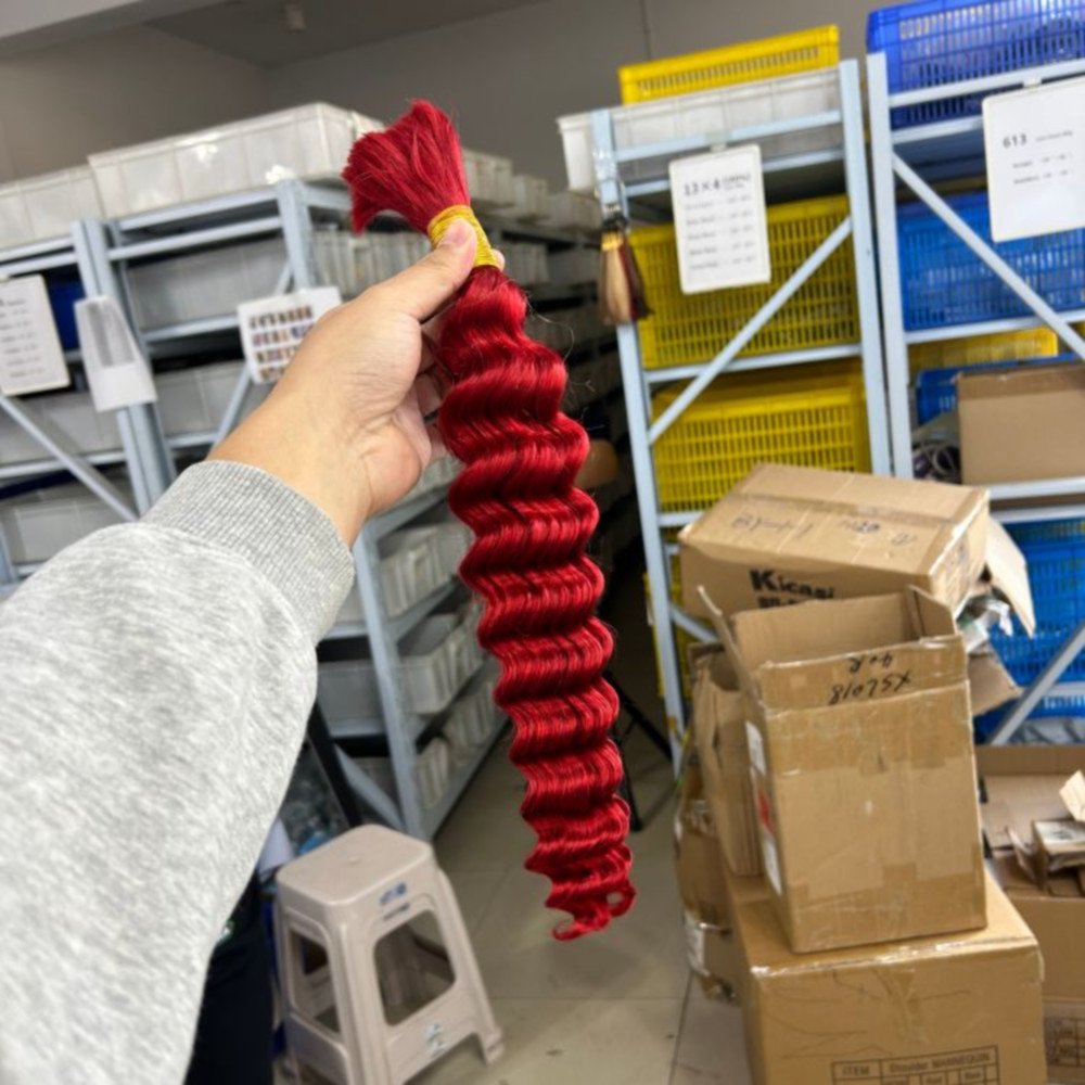 Bulk Human Hair Water Wave No Weft braiding Human Hair Extensions Raw Vietnamese Bulk Human Hair For Braiding