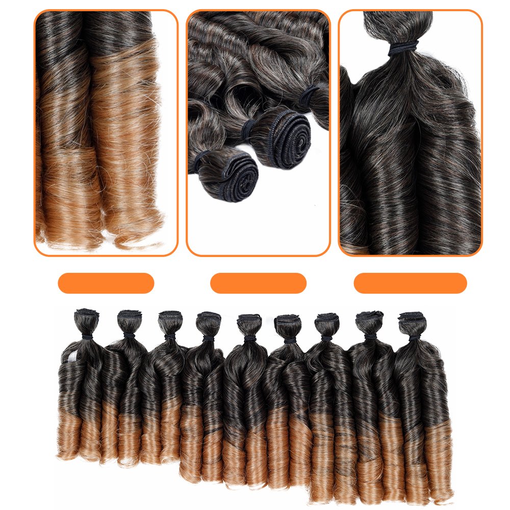 2024 New Washable Synthetic Ombre Pre-Stretched Braiding Hair Extension Short Deep Wave Whole Sale Upgrade