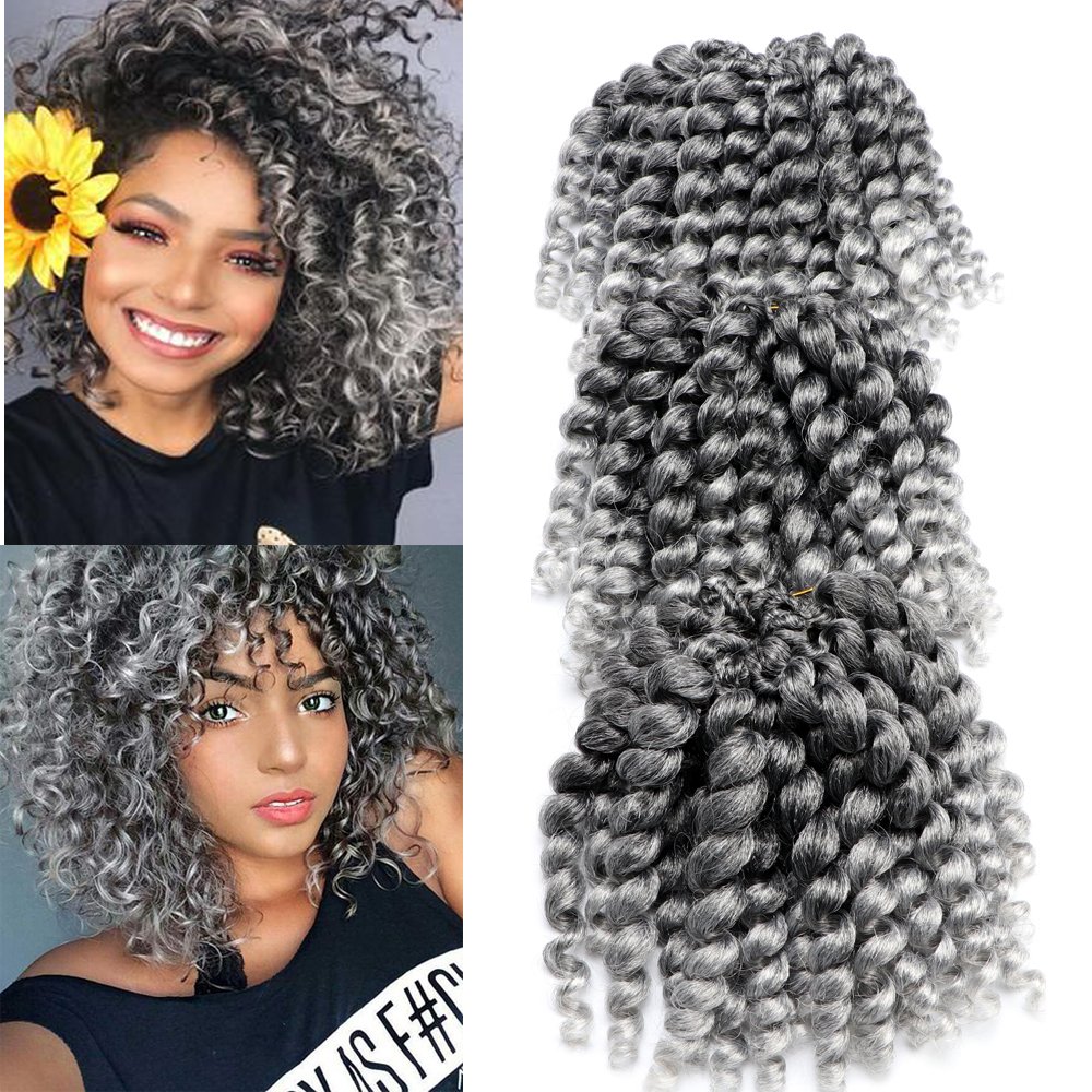 Wand Curl Crochet Hair synthetic Bounce Crochet Hair Short Curly Braids Curly Crochet Hair for Black Women