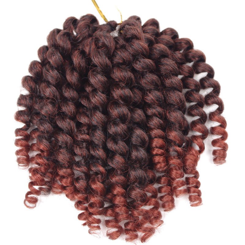 Wand Curl Crochet Hair synthetic Bounce Crochet Hair Short Curly Braids Curly Crochet Hair for Black Women
