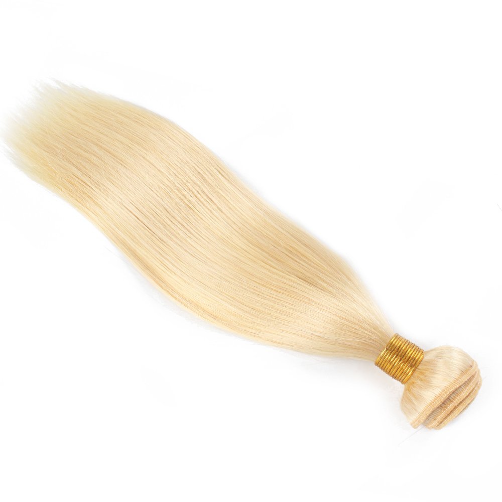 #613 Ginger Blonde 100 Percent Human Hair Extensions With Blonde Hair Weave Bundles