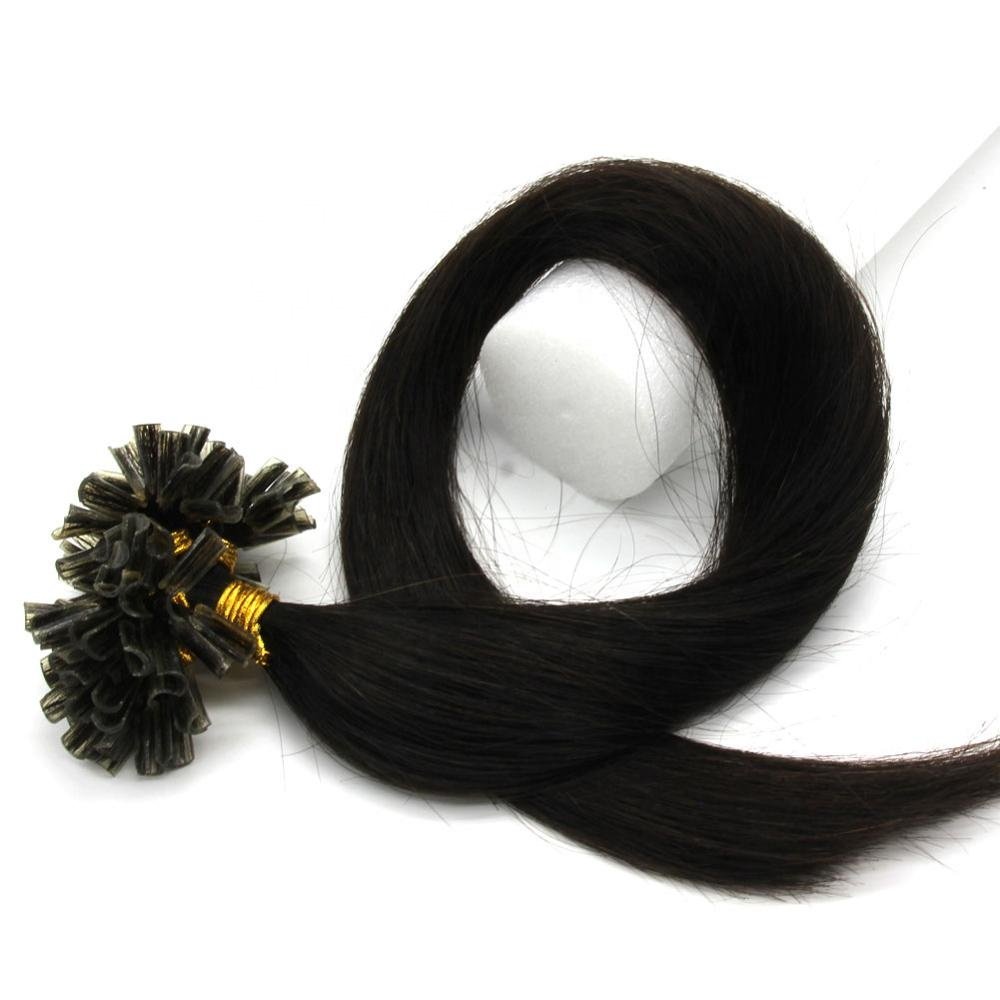 Wholesale Keratin Nail U Tip Remy Human Hair Extensions 16-26" Straight 100s Prebonded Human Hair Extensions Chinese Hair