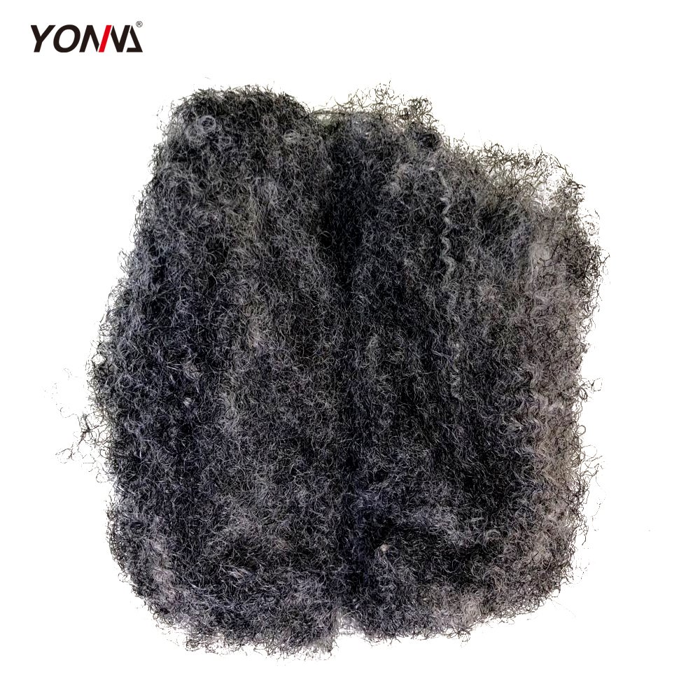 Tight Afro Kinky Hair Bulk Hair 100% Human Hair For DreadLocks Off Black