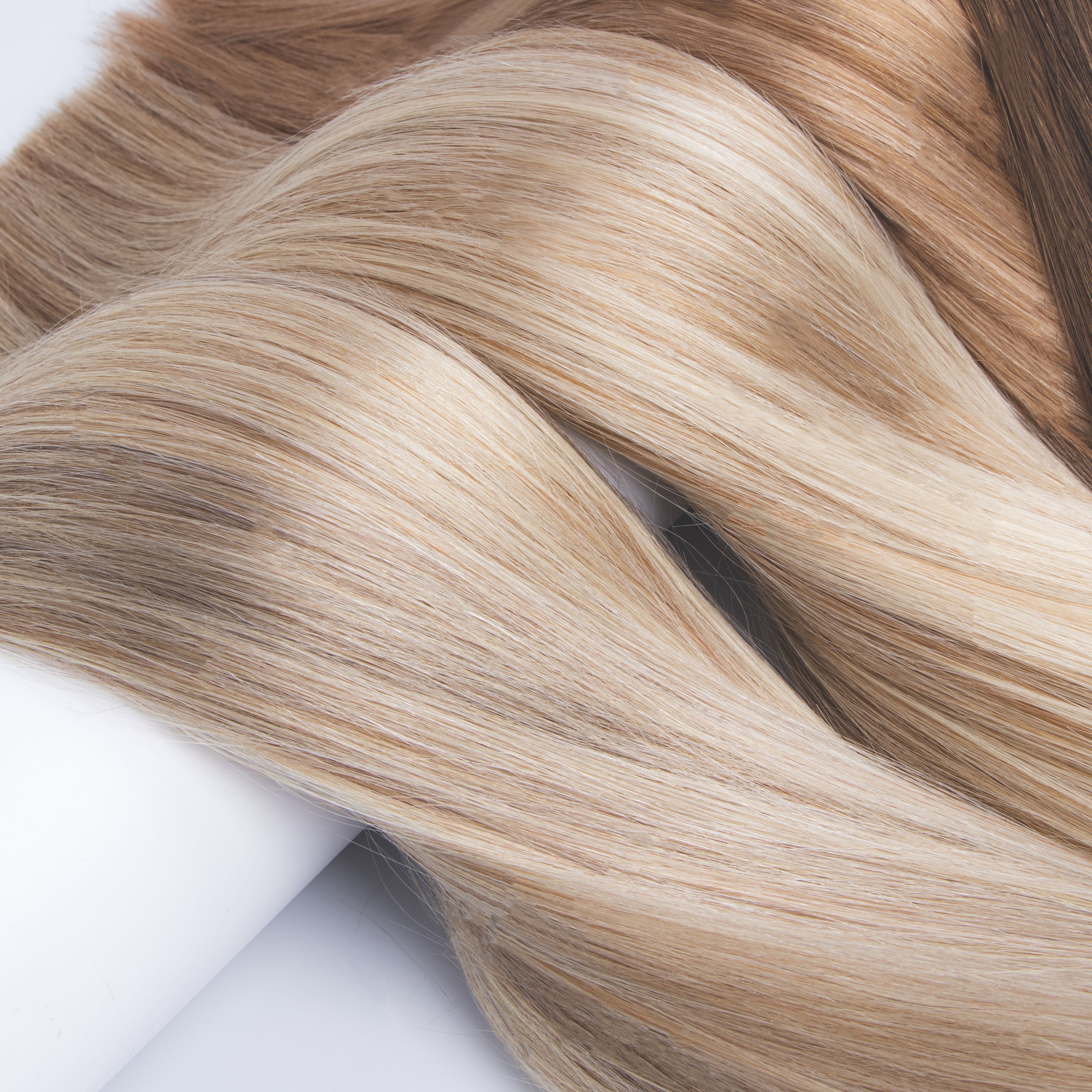 Top quality thick virgin remy weft hair extensions human hair double drawn double weft