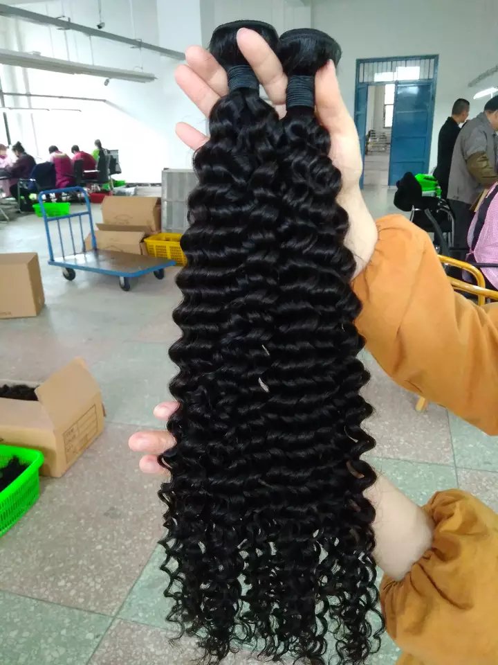 32 34 36 38 40 Inch Raw Indian Straight Hair Weave , Peruvian 100% Human Hair Extensions, Bundles Long Natural Hair