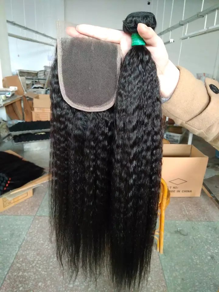 32 34 36 38 40 Inch Raw Indian Straight Hair Weave , Peruvian 100% Human Hair Extensions, Bundles Long Natural Hair