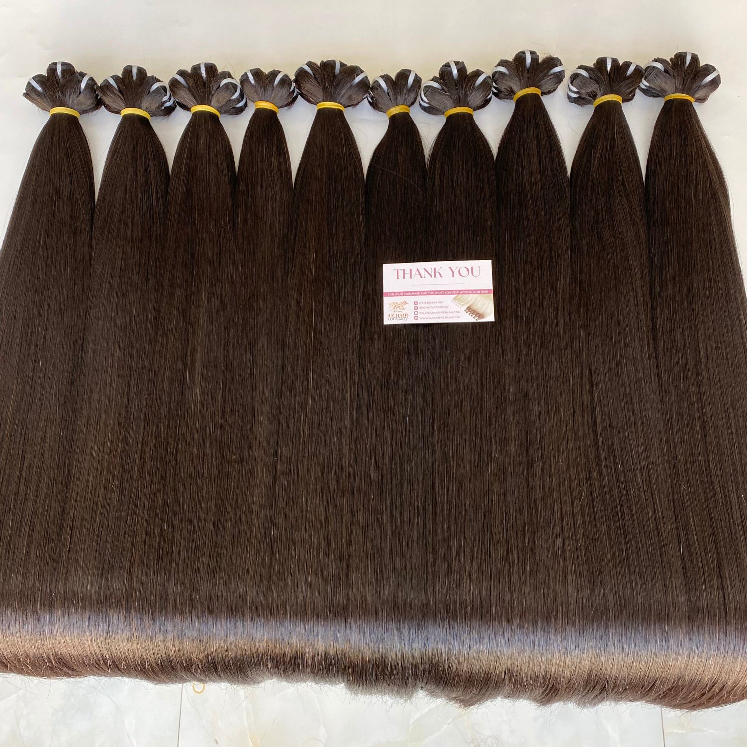Best Wholesale Price Ready To Ship Bone Straight Bundles Weft Customized Color 100% Real Vietnamese Human Hair Extensions
