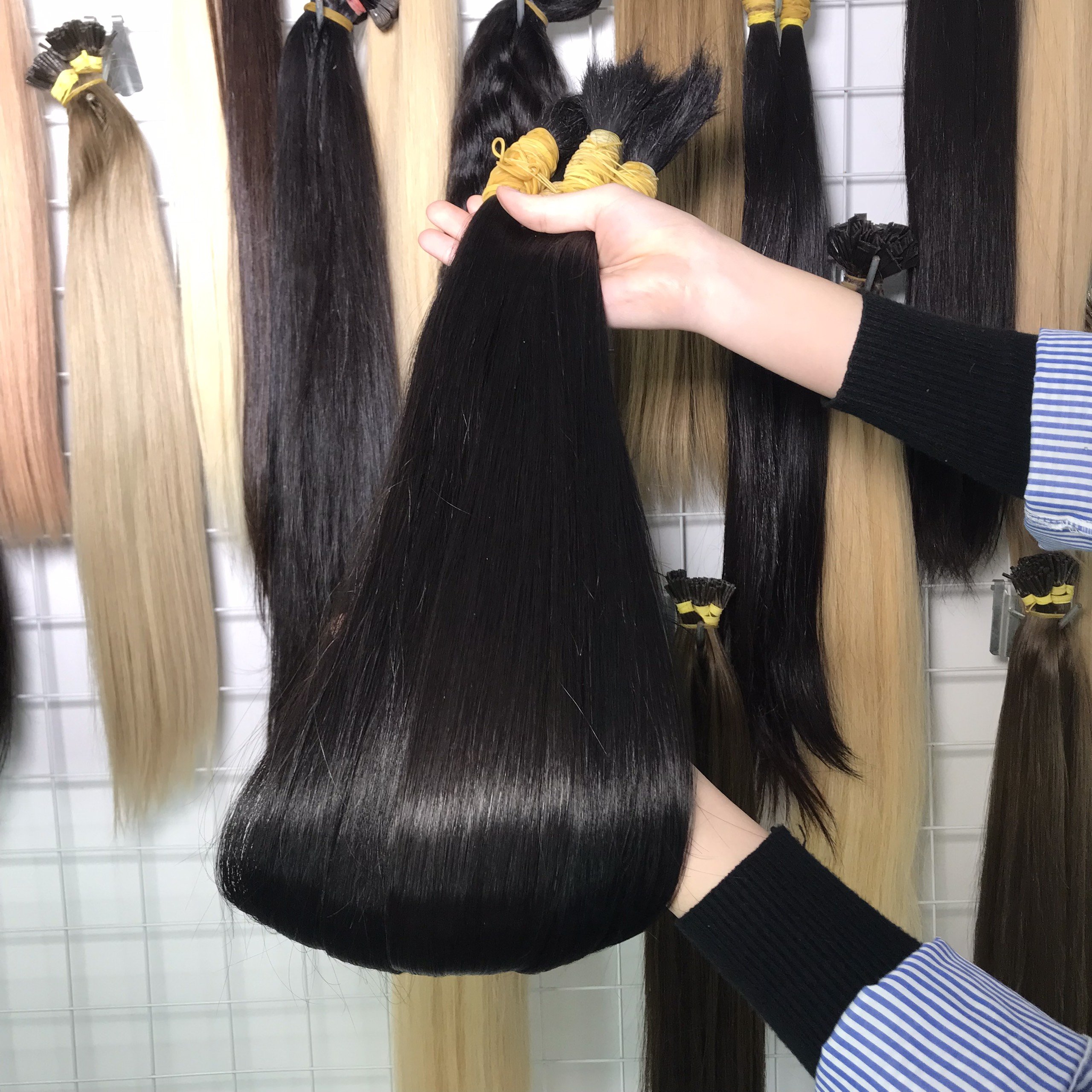 Top Grade 12A Best Quality Bulk Vietnamese Human Hair Extensions 100% Virgin Remy Hair Super Silky And Smooth