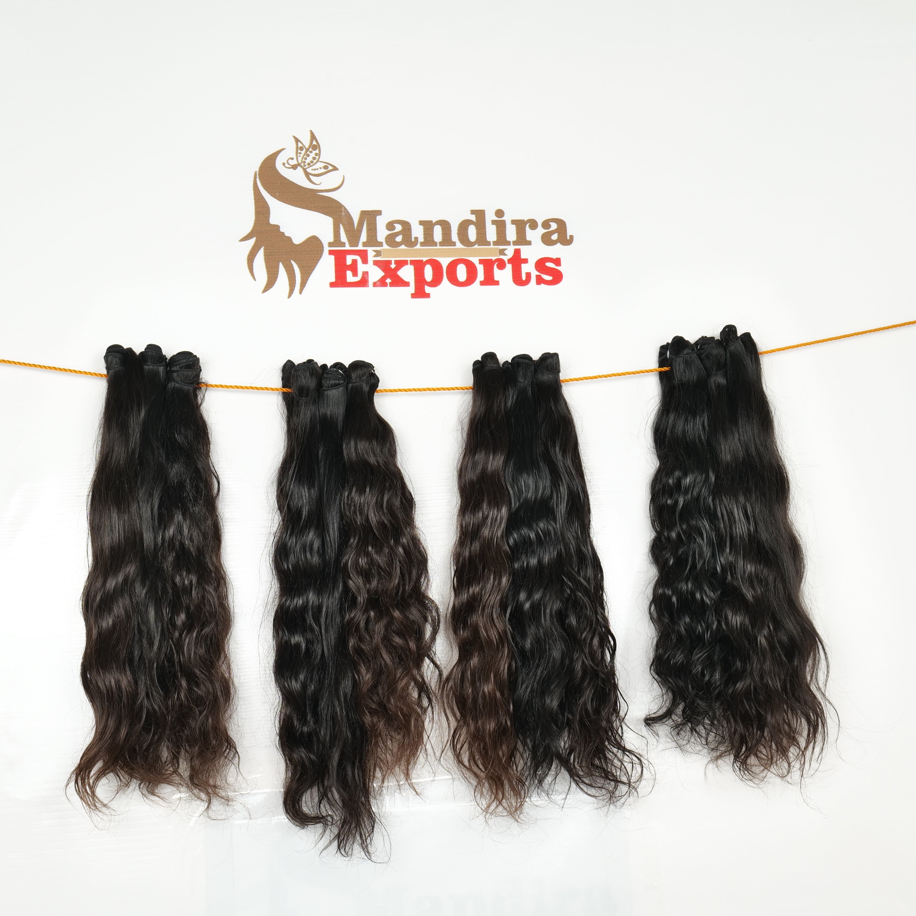 100% Unprocessed Cuticle Aligned wholesale Natural wavy Loose Deep Wave Bundles Black Color Temple Indian Human Hair Extensions