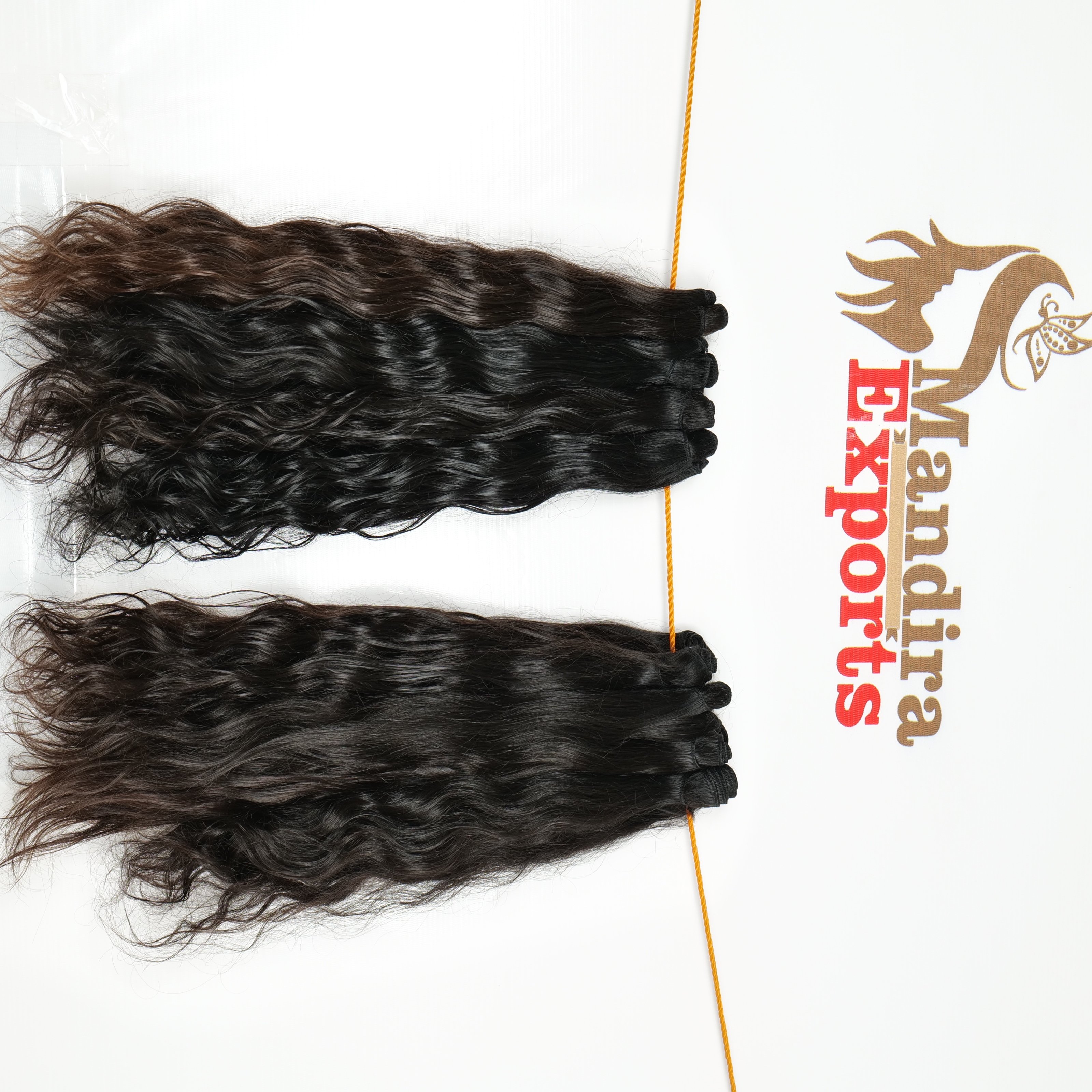 100% Unprocessed Cuticle Aligned wholesale Natural wavy Loose Deep Wave Bundles Black Color Temple Indian Human Hair Extensions