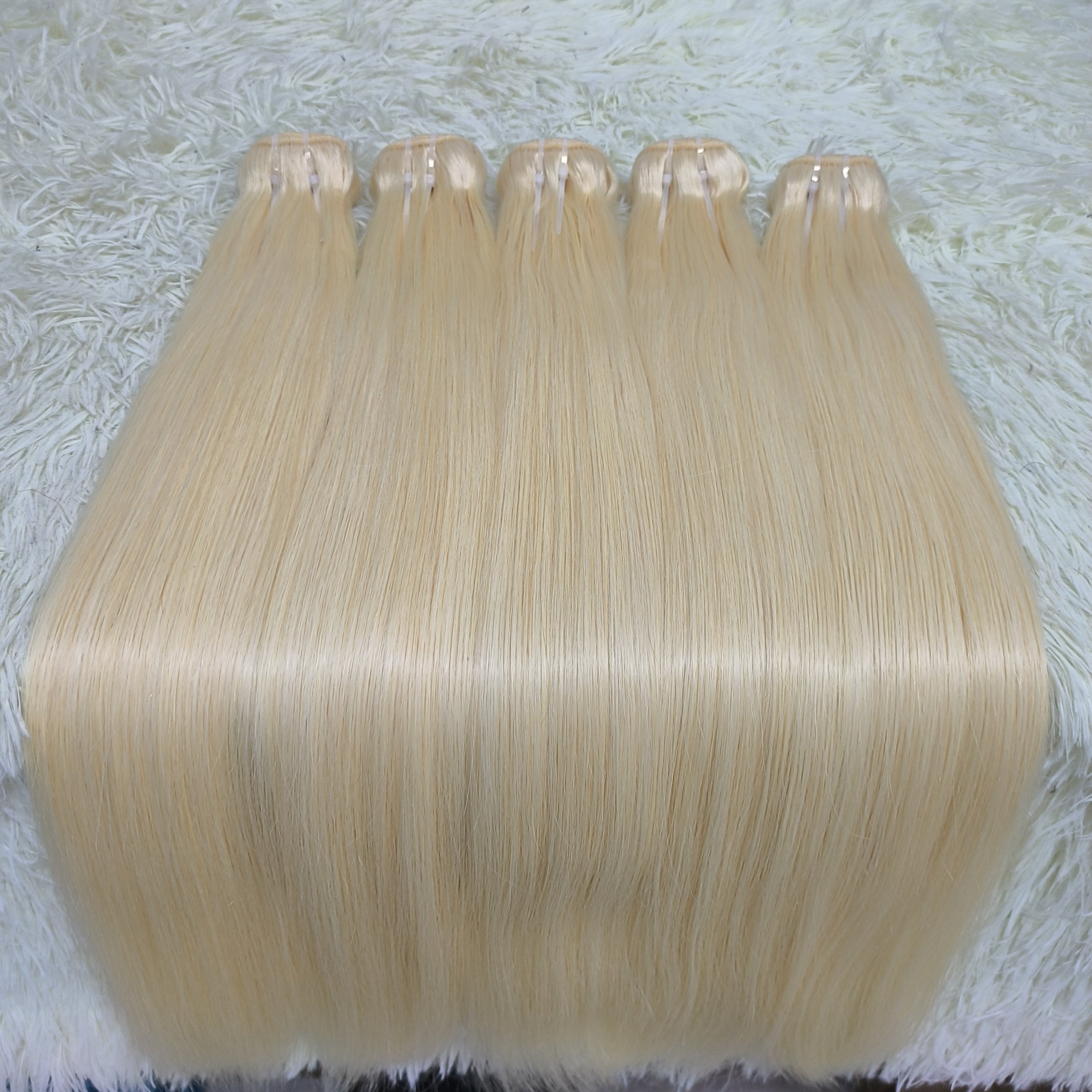 LetsFly 12A Easy Bleaching 613# Unprocessed Raw Virgin Hair Bundles 10PCS 1kg 100% Human Hair Brazilian Human Hair Extension