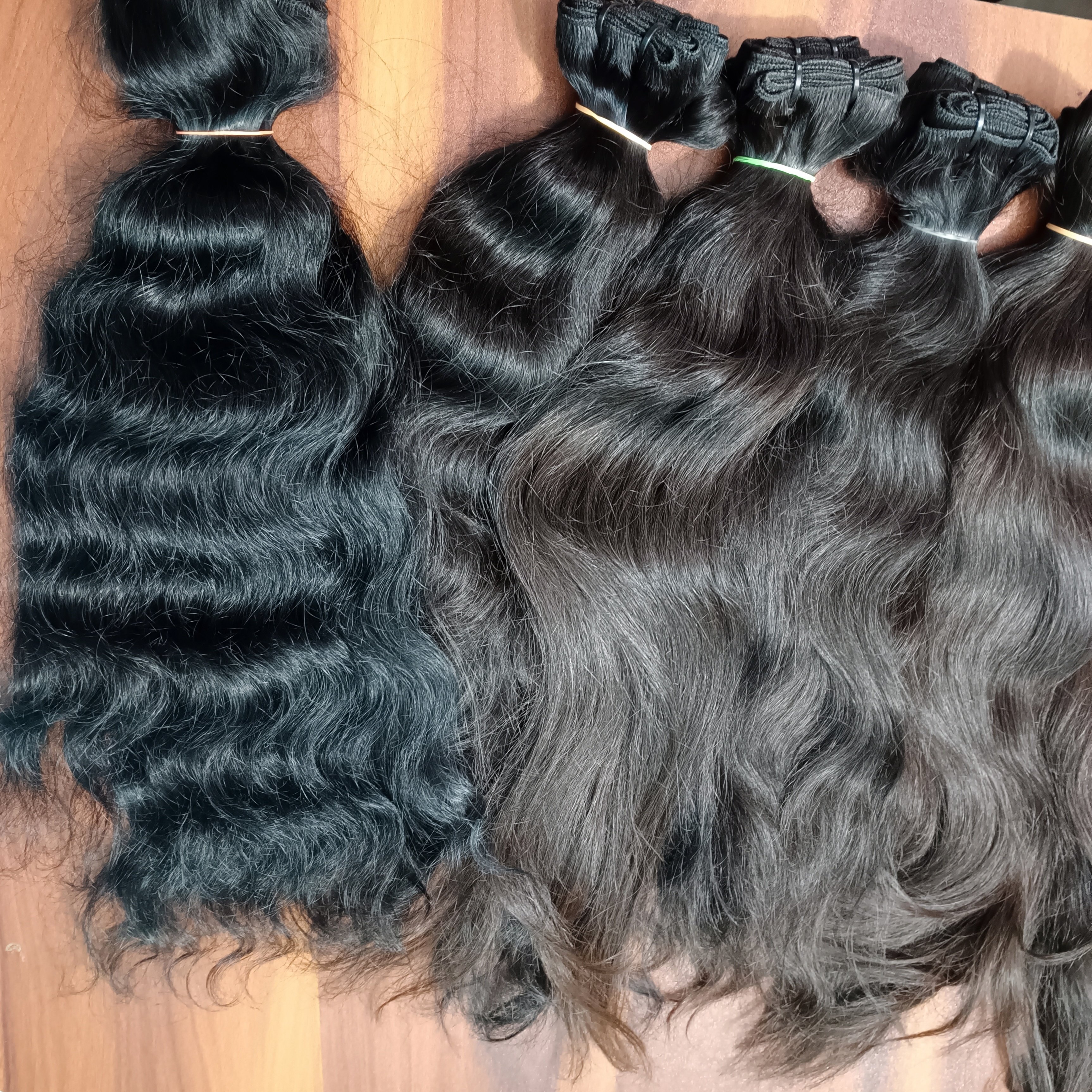 Customized Indian Virgin Human Hair Extensions Top Grade Superior Double Weft I-tip Hair Machine All Colors Light and Bright