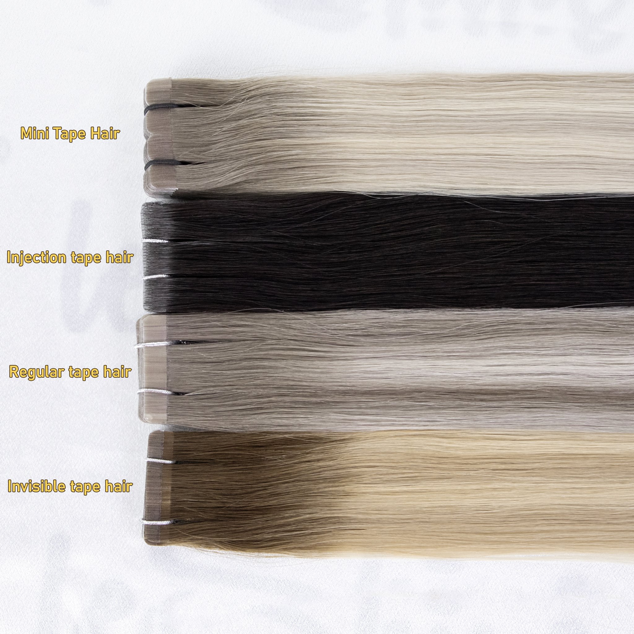 100% Remy Double Drawn Hair extensions Tape in Hair Invisible Remy Double Drawn Tape Human Hair Extension