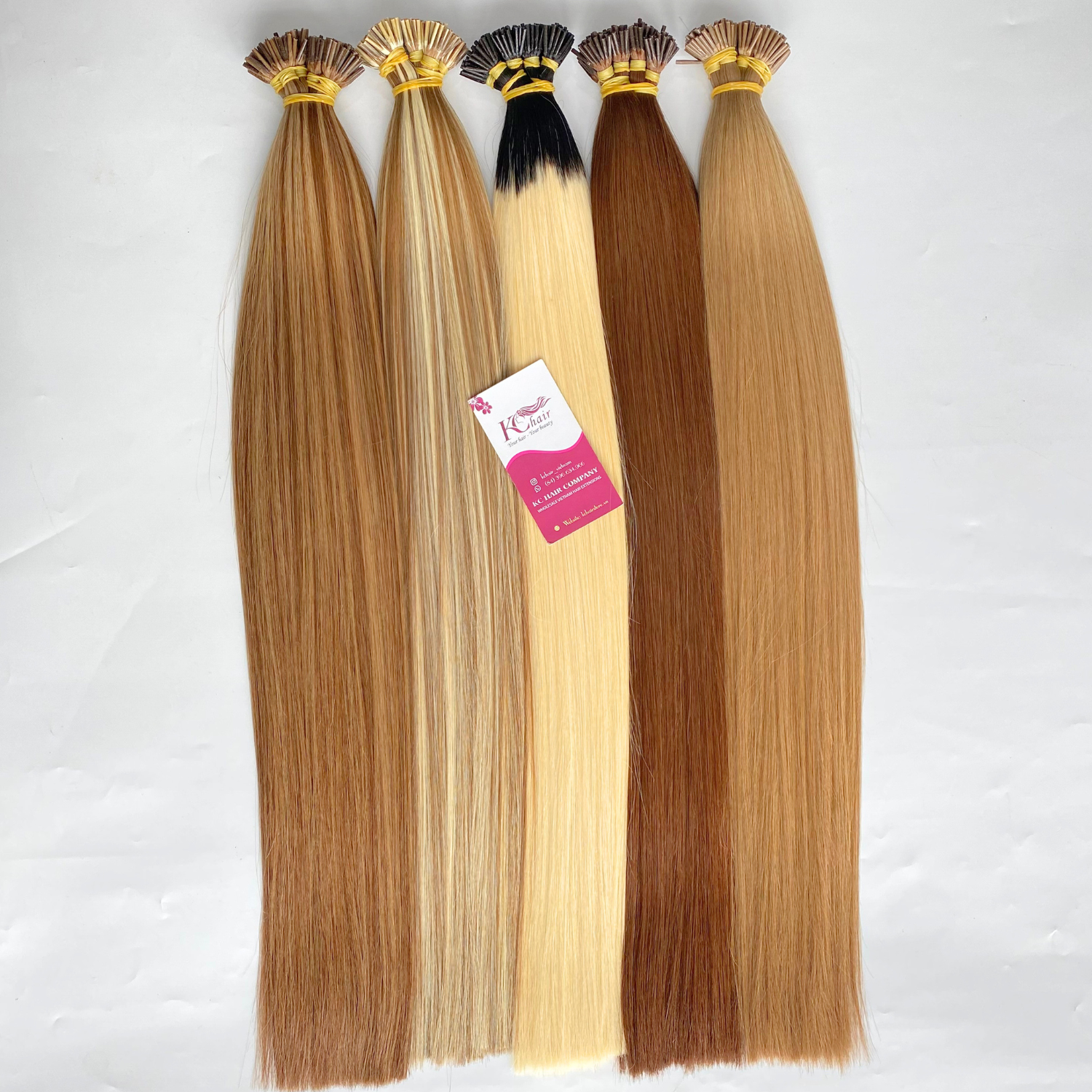 Top Wholesale Vietnamese Human Hair Luxury I Tip Hair Extensions 100% Remy Hair Vietnamese From KChair Vietnam